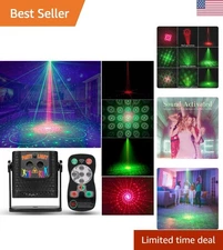 90 Dynamic Patterns Mini Laser Light Projector - Sound Activated Party Decor