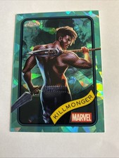 2025 Topps Chrome Marvel Comics Sapphire Aqua #34 Killmonger #’d /75 PWE