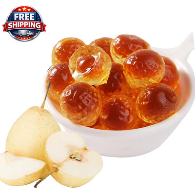 -Sandwich Pear Jelly Gummies 200G/7.05Oz Flowing Soft Candy, Eating One Is Equiv