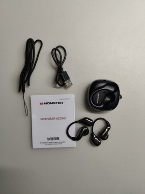 Monster Open Ear Headphones AC390 Bluetooth Earbuds Wireless