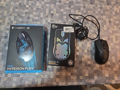 Lot Of 3 Gaming Mice Glorious Model O Logitech G402 & Razor Vipir Mini Read Desc