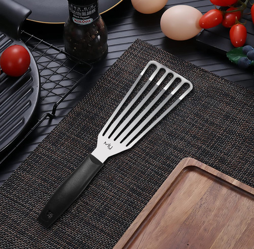 MIU Fish Spatula Stainless Steel Flexible Polished Metal Corrosion Resistant ...