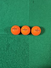 Spalding Top Flite XL X-Out Orange Golf Balls / 1 Sleeve, 3 Balls / Used