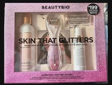 BeautyBio Get That Glow GloPRO Facial Microneedling Discovery Set.