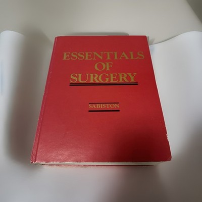 Sabistons Essentials of Surgery 1987 Hardcover 1249 pages Book VG