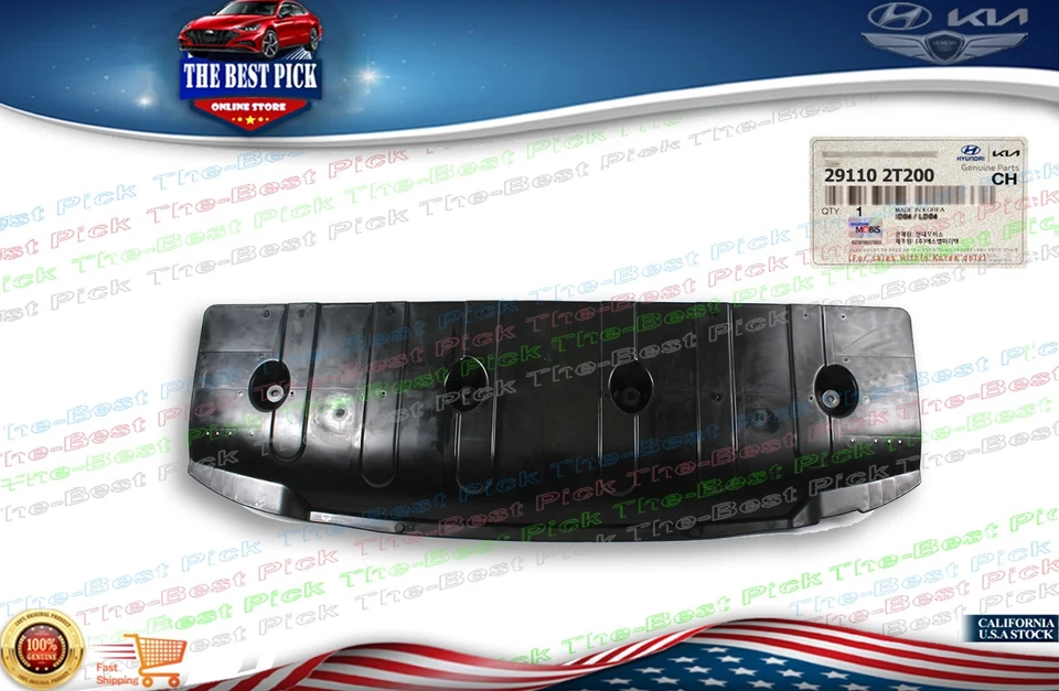 ⭐GENUINO⭐ MOTOR BAJO CUBIERTA PROTECTOR CONTRA SALPICADURAS DELANTERO KIA OPTIMA 2014-2015 291102T200 Foto 3 de 4