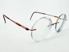 Silhouette 5521 Eyeglasses FRAMES 2540 Copper ..[]19-150 Titanium L386