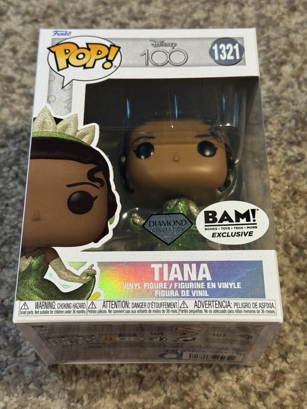 Funko Pop! Tiana #1321 ~ Disney 100 ~ Diamond BAM Exclusive