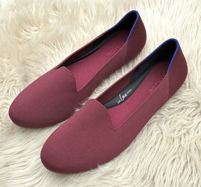 Rothy s NWOT Cabernet Lounge Loafers Sz 12
