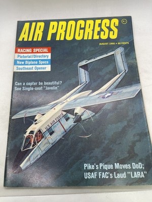 AIR PROGRESS Magazine August 1966 U.S. Air Force Aircraft Aviation