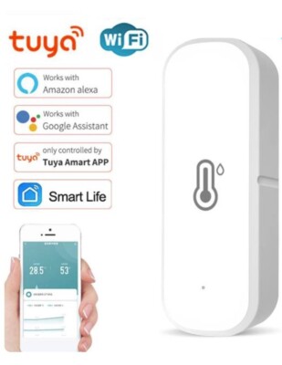 Tuya SmartLife |  WiFi WLAN | Smart Home TH/HU Sensor | Alexa, Google | NEU!