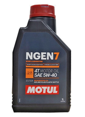 MOTUL NGEN 7 5W-40 4T Motoröl 1 Liter 4 Takt Motorrad Öl API SN JASO MA2