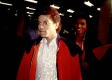 Michael Jackson arrives at an unspecified event in New York New Yo- Old Photo