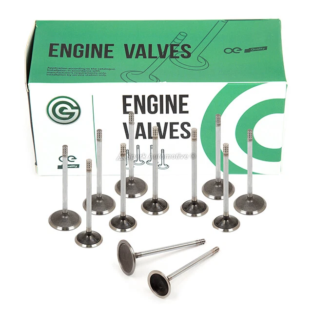 Válvulas de escape de admisión aptas para 97-04 Ford E150 E250 F-150 Freestar Mustang 3.8 4.2L Foto 2 de 4