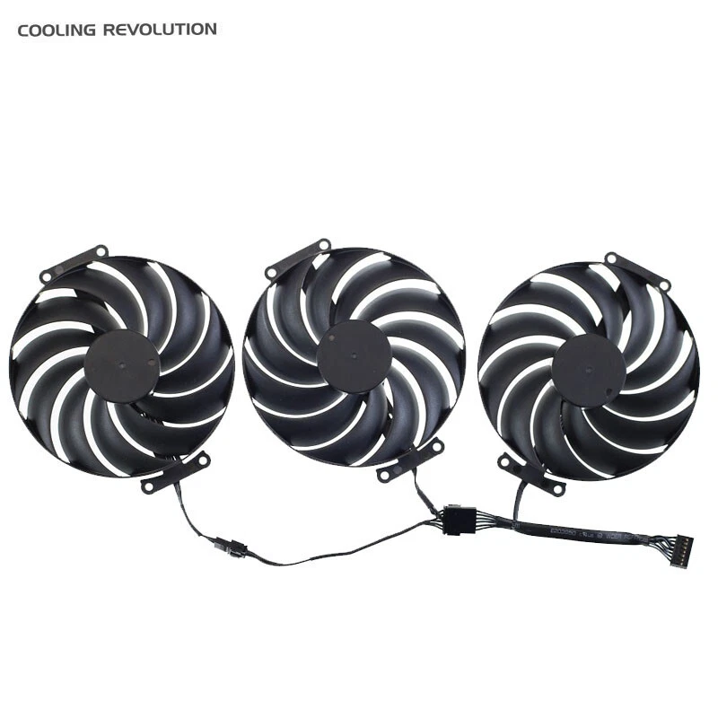 98MM T129215BU Graphics Card Fan 7-Pin For ASUS ROG STRIX
