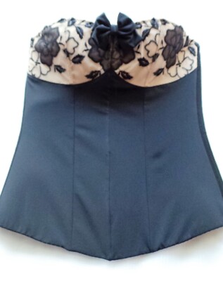 AUBADE BUSTIER GUEPIÈRE CORSET NOIR SEXY TAILLE 3 OU 40 NEUF/ETIQUETTE 151 