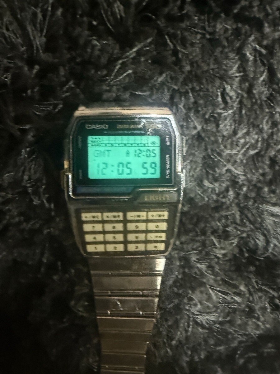 CASIO データバンク 150 Vintage Casio Data Bank 150 Calculator Watch DBC-150 1477