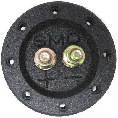 Steve Meade SMD Single Box Terminals Heavy Duty Grade 8 Hardware PVC Black