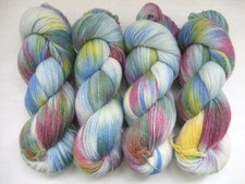 HAND DYED 100 WOOL yarn set, 2 skeins - 300gr 2 x 150 gr 