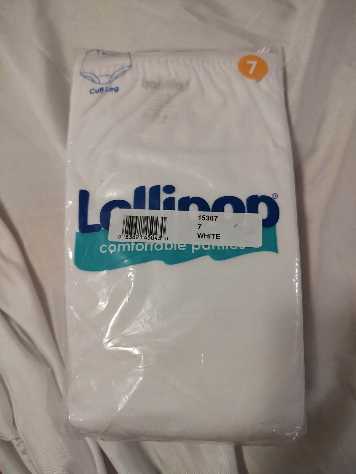 🔥 Vanity Fair Lollipop Cuff Leg Briefs Women’s Size 7 White 3 Pack eBay