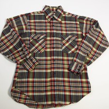 Vintage Levi  s Western Button Down Shirt Mens Large Multicolor Plaid