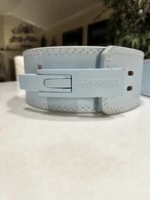 UPPPER Gear Premium Leather Lever belt size Medium Baby Blue