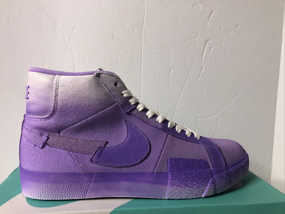 Nike SB Zoom Blazer Mid Premium Lilac Purple White DR9087-555 Size 