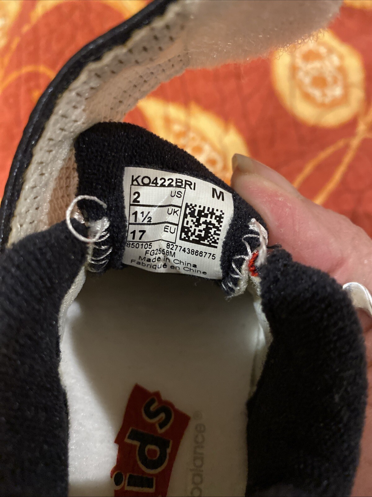 PONY Set 3 scarpe bambino ragazzo taglia 2 sneakers New Balance nero culla e sandali marroni scarpa