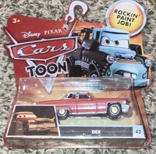 DISNEY PIXAR CARS TOON SERIES - DEX #42 FROM HEAVY METAL MATER SHORT
