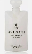 Bundle of 4 Bvlgari Eau Parfum e au th  blanc Body Lotion 75ml. 2.5 fl. Oz. NEW