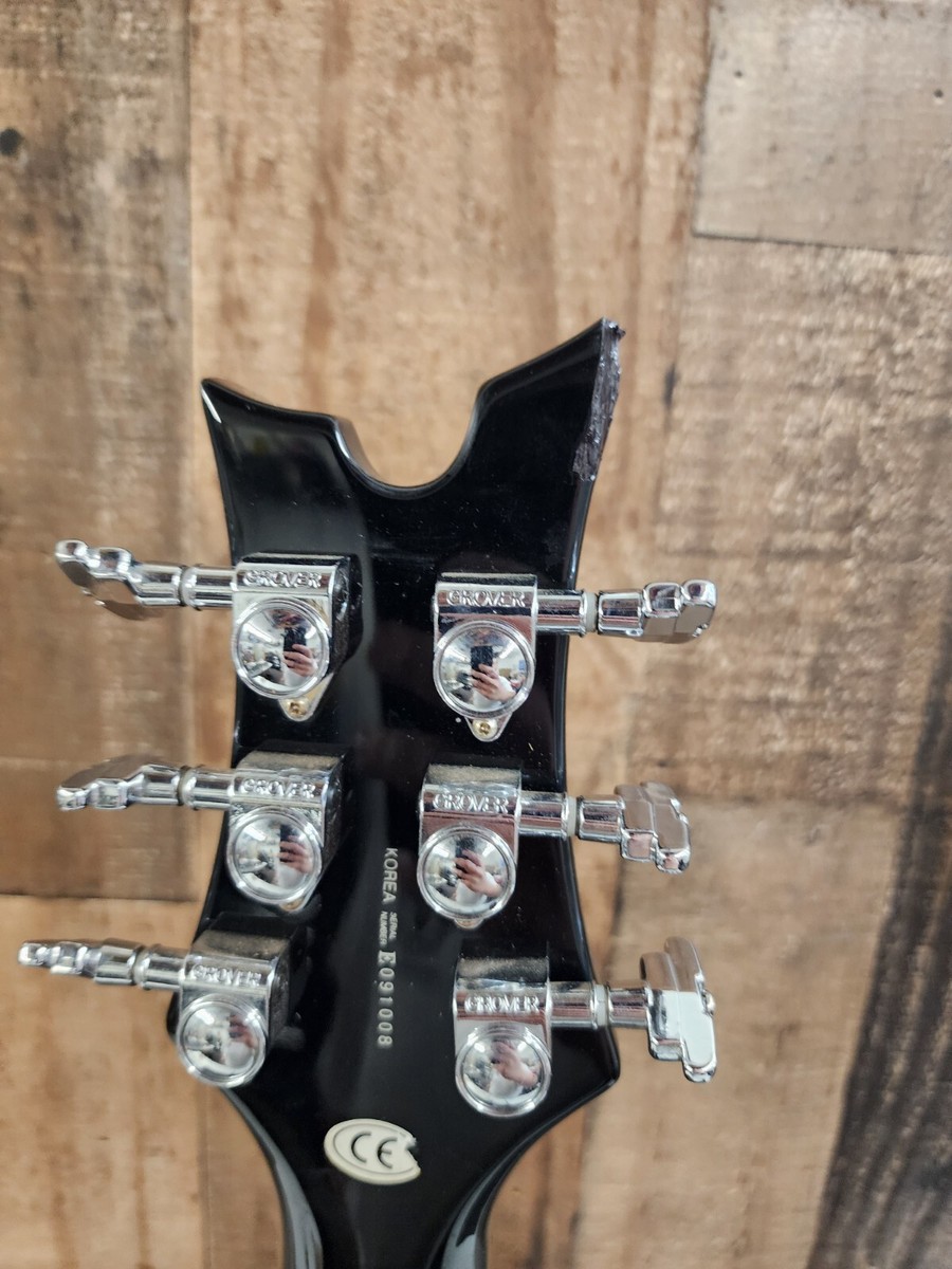 値下げ！超レア物！？　DEAN （KOREA）V79 CUSTOM Dean Z 79 2008 - Classic Black Made in Korea | Reverb