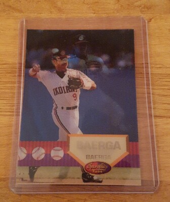 Pinnacle 1994 Sportflics 2000 Baseball 3D Karte #71 Carlos Baerga Indianer