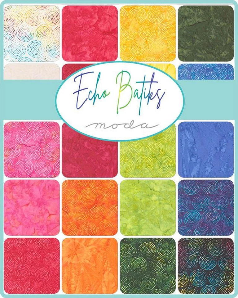 Echo Batiks Moda Layer Cake 42 100% Cotton 10" Precut Quilt Squares - Image 2 of 4