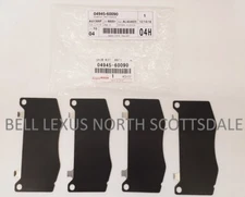 TOYOTA OEM FACTORY FRONT BRAKE SHIM KIT 2010-2024 4RUNNER ( 04945-60090 )
