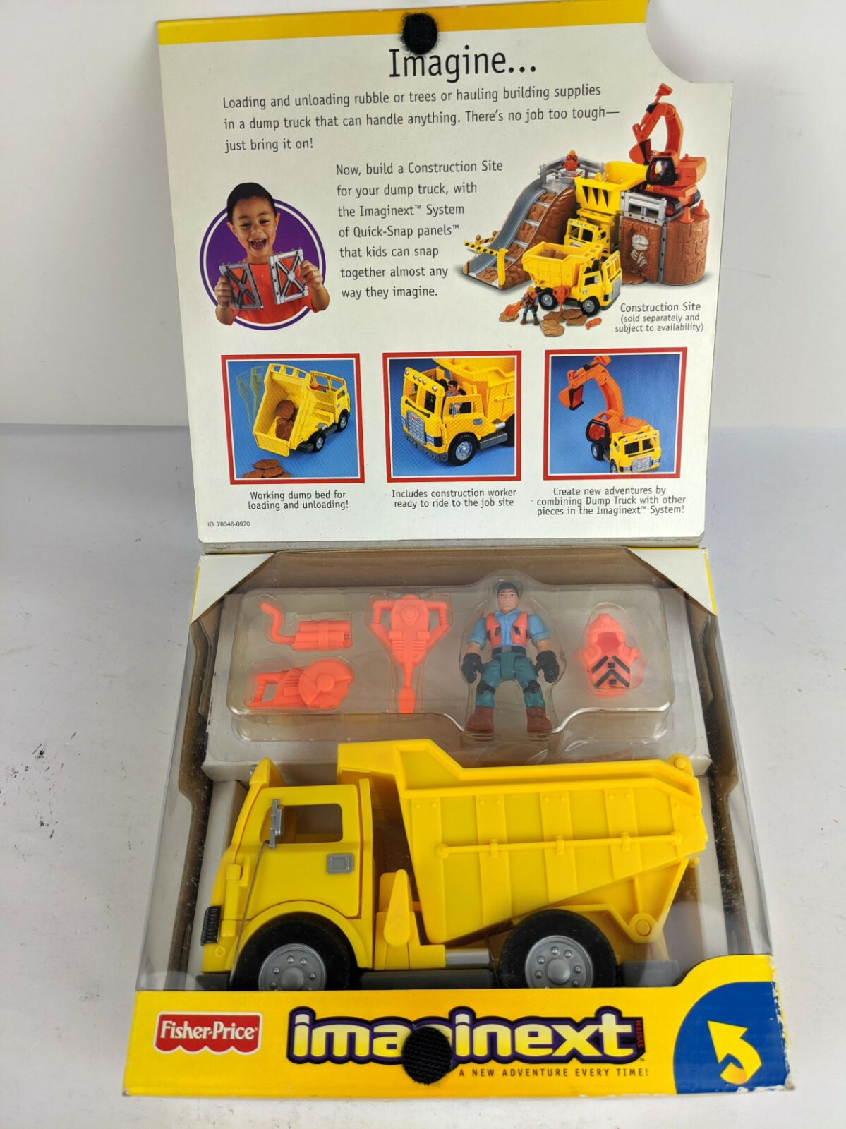 fisher price ride on construction truck