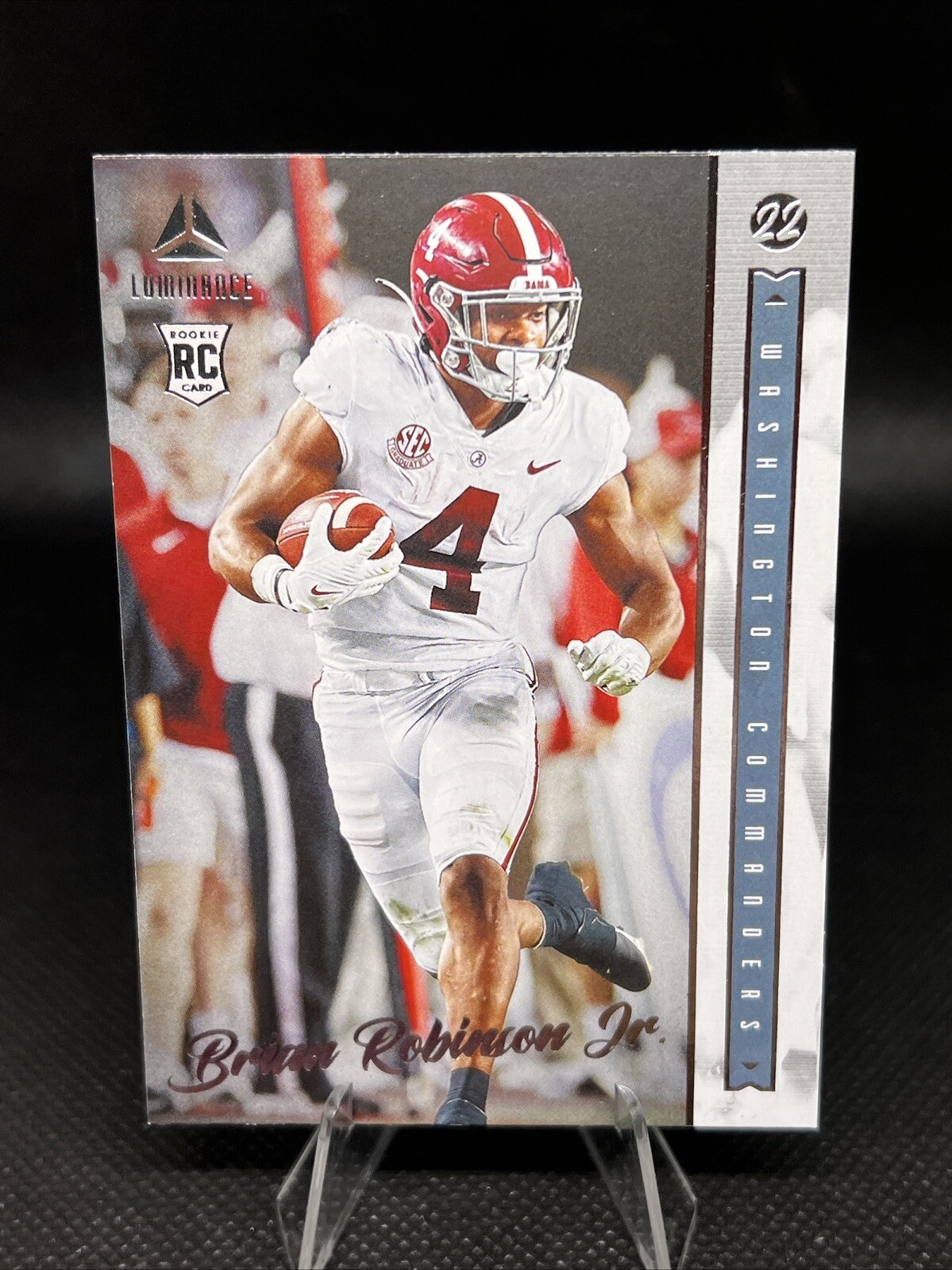 BRIAN ROBINSON JR. RC - 2022 Panini Luminance Vertical #107 Rookie Commanders