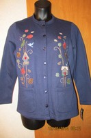 Bon Worth Dark Blue Long Sleeve Button Down Light Weight Jacket Size Med Bon Worth Dark Blue Long Sleeve Button Down Light Weight Jacket Size Med