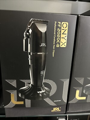 JRL ONYX  FF 2020C-B Cordless Hair Clipper BLACK  Free Shipping!