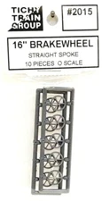 O Scale Tichy Train Group 2015 Early 16" Brakewheel w/Straight Spokes pkg (10)