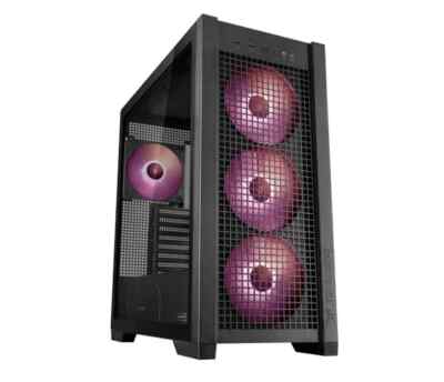 ASUS TUF Gaming GT302 TG ARGB Schwarz PC-Gehäuse Computer Case Desktop Mid Tower