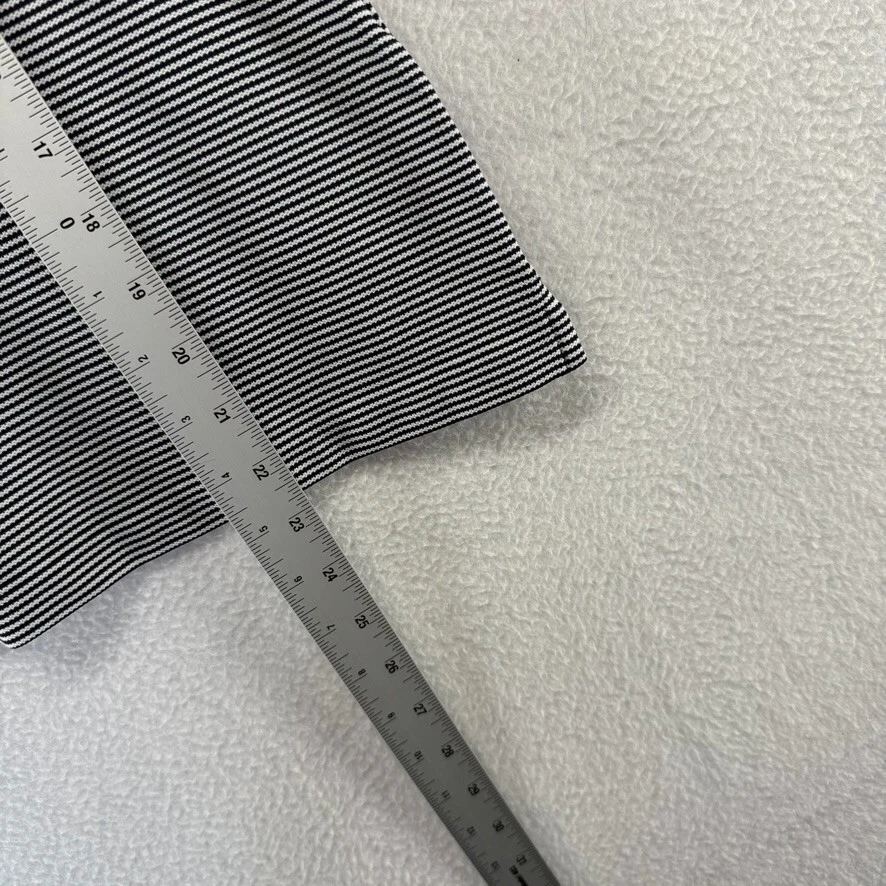 Polo sin mangas Vineyard Vines para mujer XS azul blanco rendimiento ballena micro rayas Foto 3 de 4