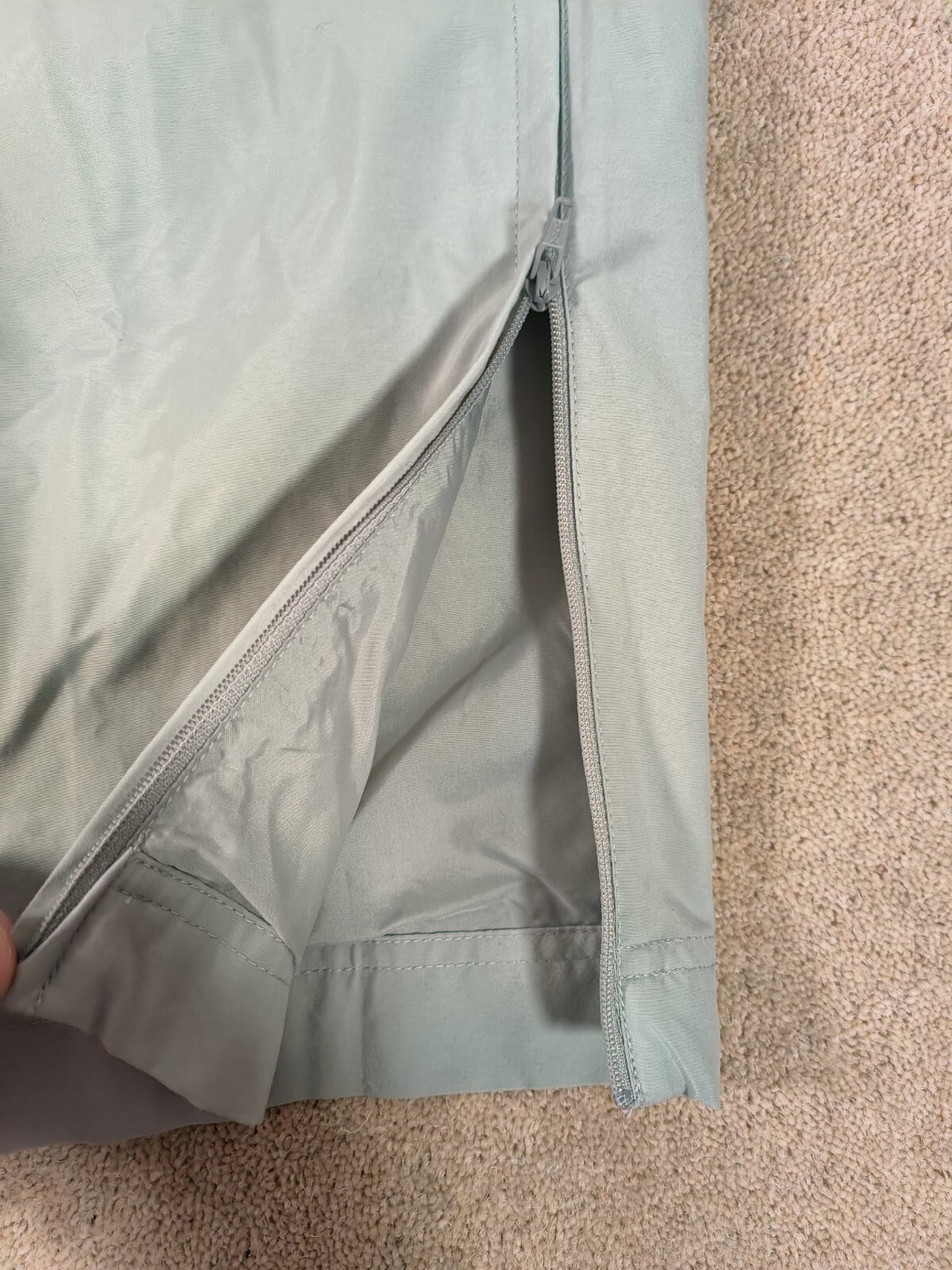 Nike Mens Grey Tracksuit Bottoms Pants Joggers / Size Large / Woven 