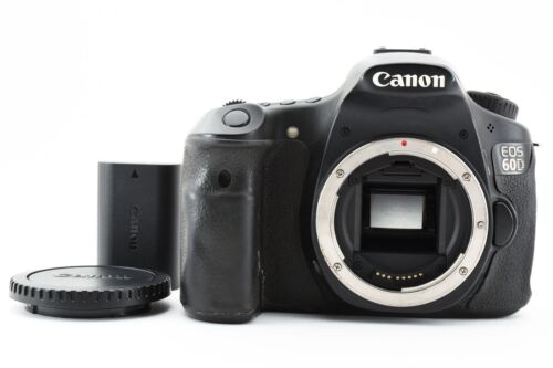 Boîtier d'appareil photo reflex numérique 18,0 mégapixels Canon EOS 60D avec batterie capuchon [Excellent] - Photo 1/12