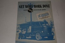 1949-50 FWD Trucks Line Maintenance Models Factory Sales Literature, Original