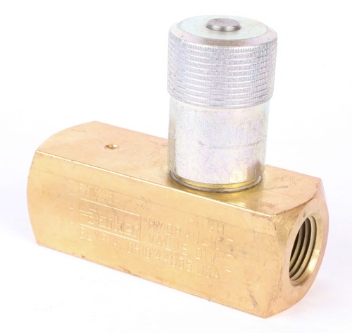 Parker F800B Flow Control Needle Check Valve, 2000PSI, 1/2" NPT, 15Gal/min - Picture 4 of 6