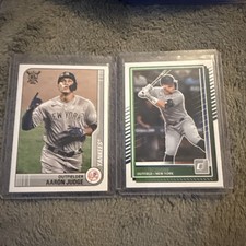 2025 Aaron Judge Small Lot (2 Cards ) New York Yankees