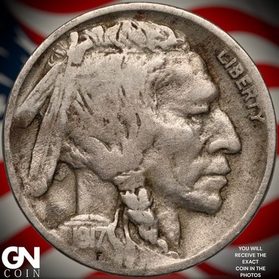1917 D Buffalo Nickel B0139