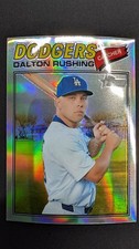 2026 Topps Heritage - REFRACTOR Dalton Rushing, #246, Los Angeles Dodgers