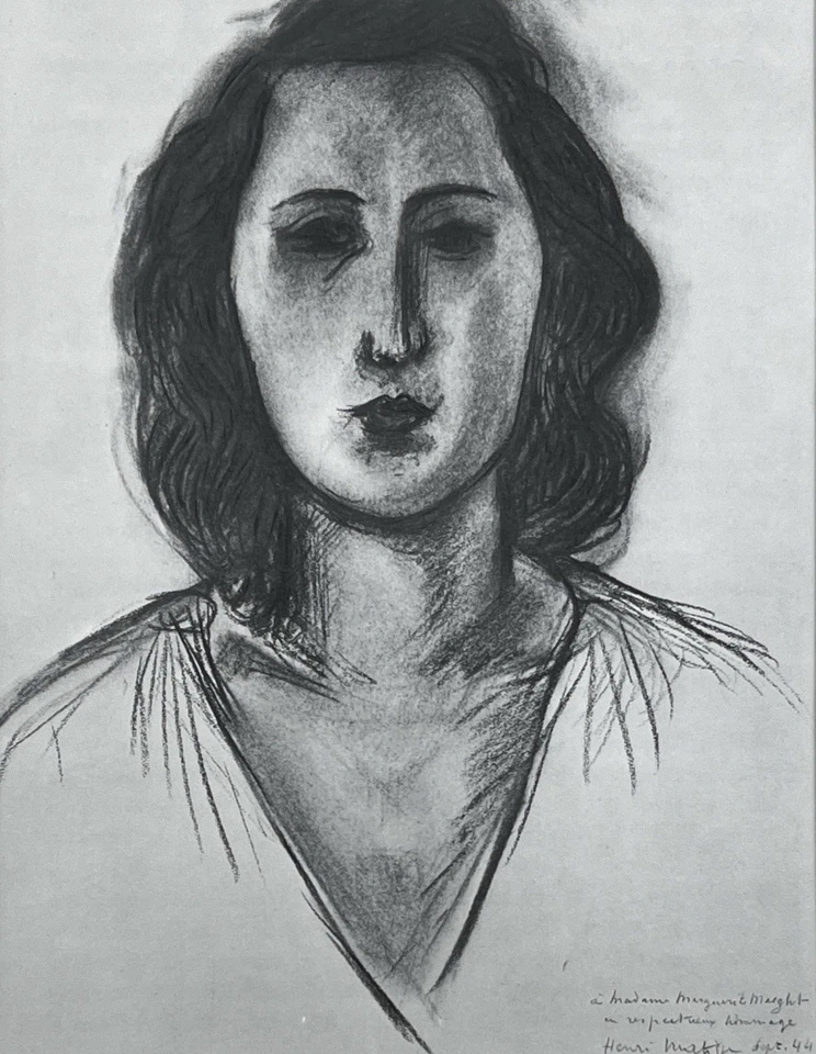 Henri Matisse Marguerite Maeght Heliogravure Французский 1982 - Изображение 2 из 4