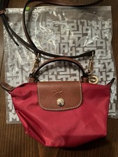 Longchamp Damen Umhängetasche Bordeaux